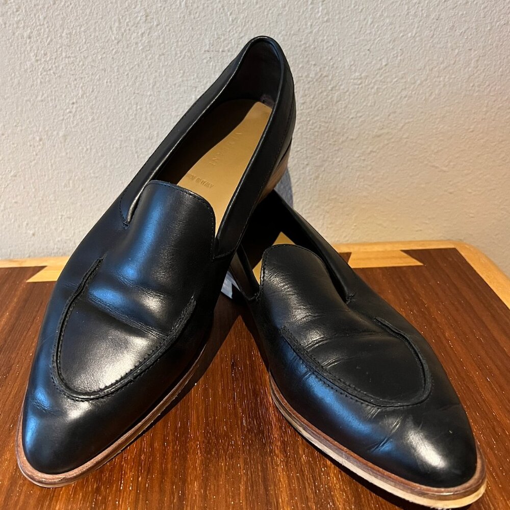 🖤 Everlane Italian Leather Loafers – Size 11 (Fits 10.5)